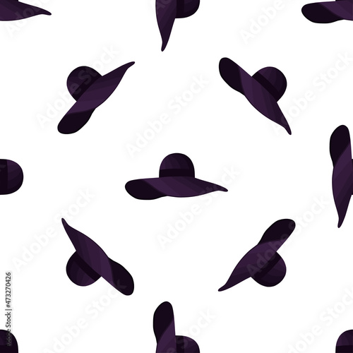 Illustration on theme pattern women sun hats