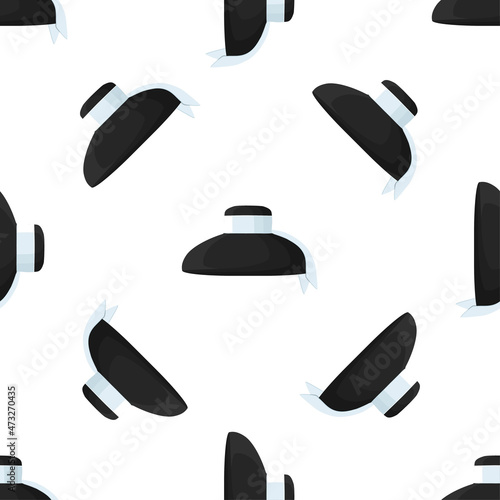 Illustration on theme pattern women sun hats