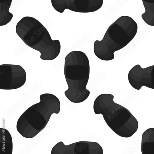 Illustration on theme pattern hats balaclava