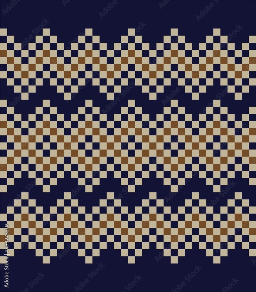 Fototapeta premium Chevron Seamless Pattern Background