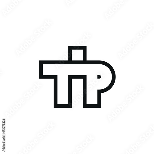 initials TIP logo design inspiration