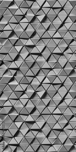 Gray pattern of triangles a...