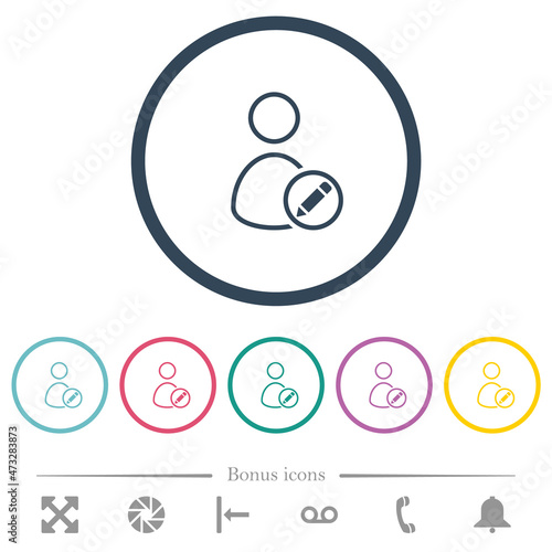 Rename user outline flat color icons in round outlines