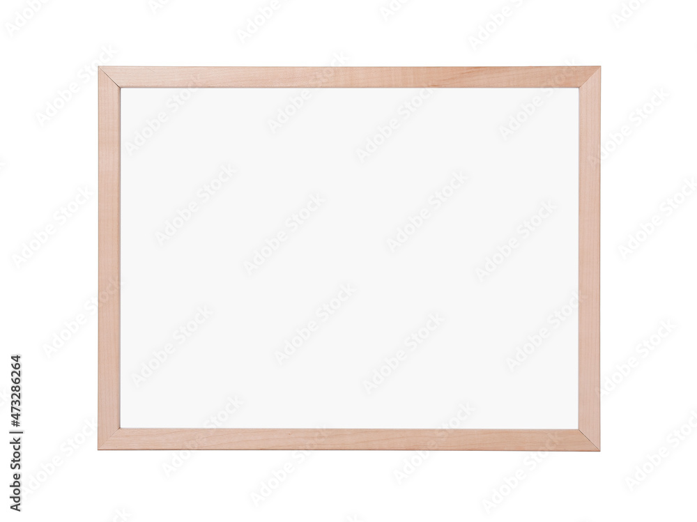 Empty wooden photo frame isolated on white Empty wooden photo frame isolated on white