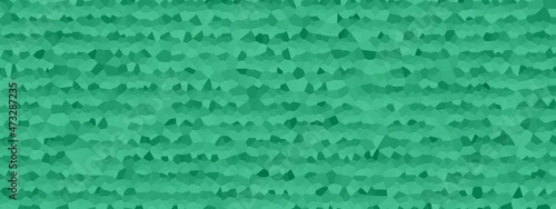 Banner of abstract detailed geometrical background Jade color. Random pattern background. Texture Jade color pattern background.