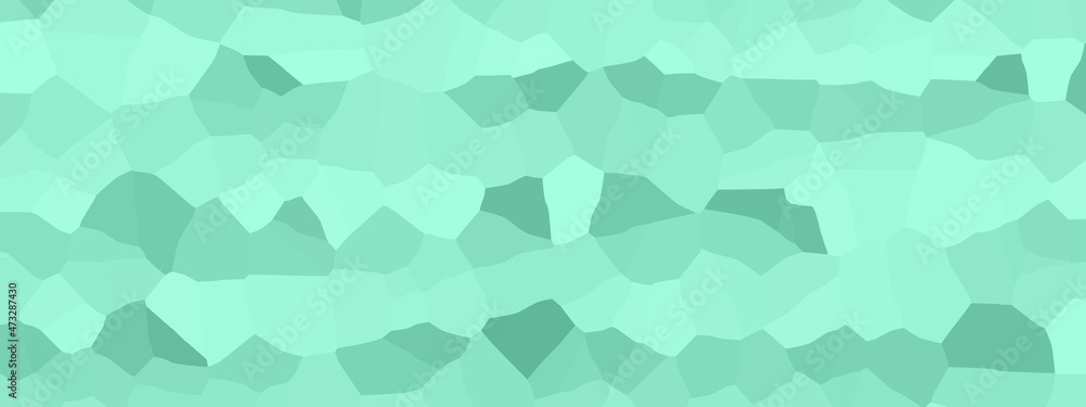 Obraz premium Banner of abstract geometrical background Aquamarine color. Random pattern background. Texture Aquamarine color pattern background.