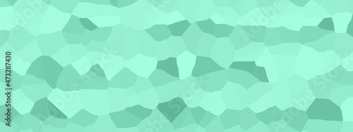 Banner of abstract geometrical background Aquamarine color. Random pattern background. Texture Aquamarine color pattern background.