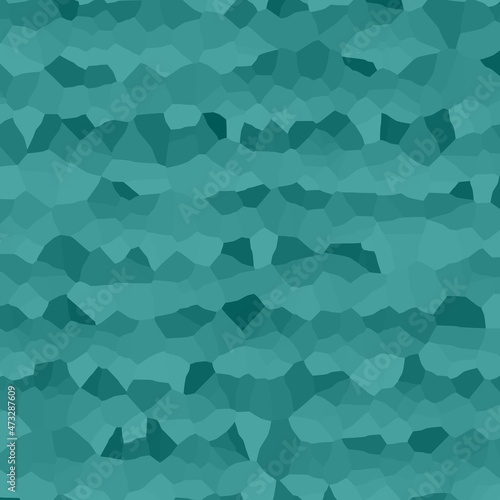 Abstract geometrical background Teal color. Random pattern background. Texture Teal color pattern background.
