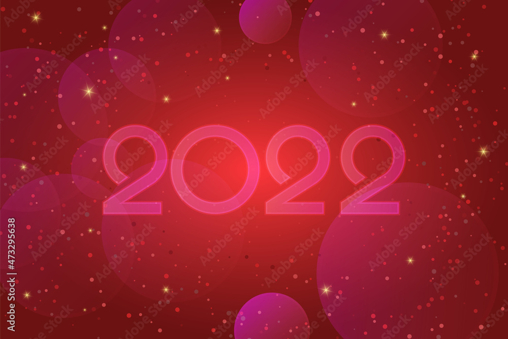 Happy New Year 2022 Holiday card Happy New Year 2022 Holiday card