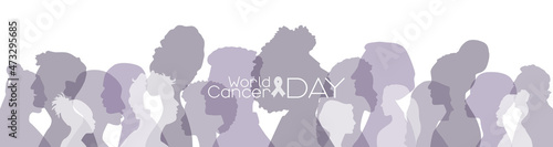 World Cancer Day banner.