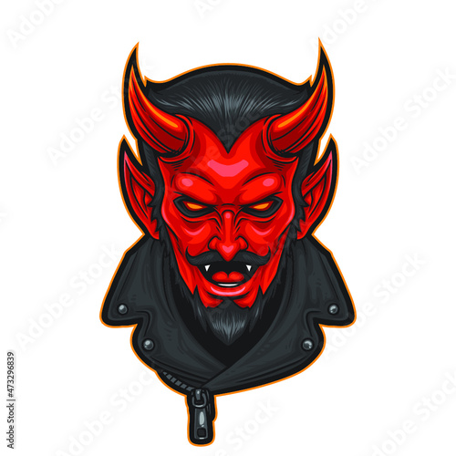 Devil head character