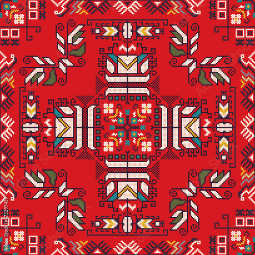 Bulgarian embroidery pattern 11