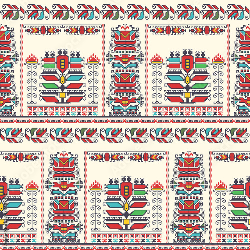 Bulgarian embroidery pattern 12