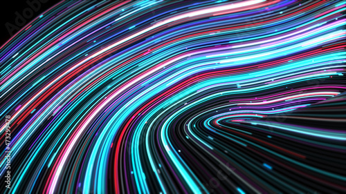 Abstract colorful lines vector background, stylish color background 