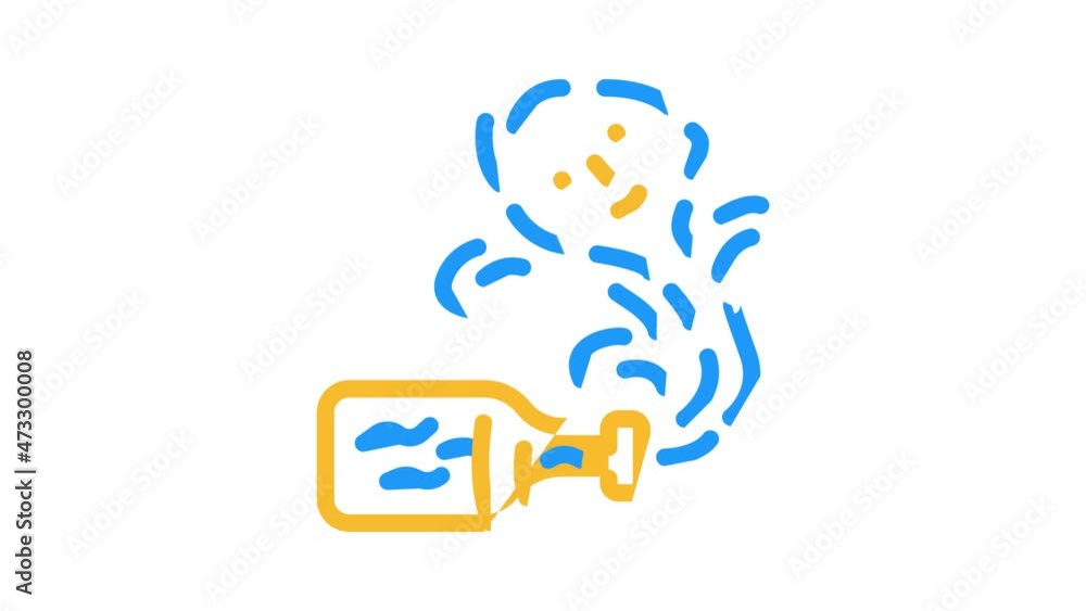 gin fantasy character animated color icon gin fantasy character sign. isolated on white background gin fantasy character animated color icon gin fantasy character sign. isolated on white background