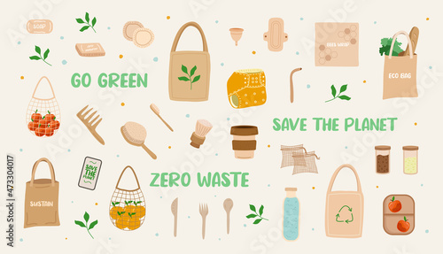 Collection of Zero waste items