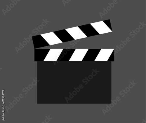 movie clapper board illustration