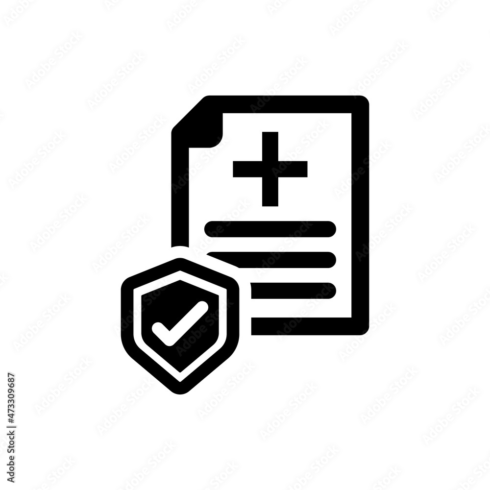 Obraz premium Health insurance medical icon