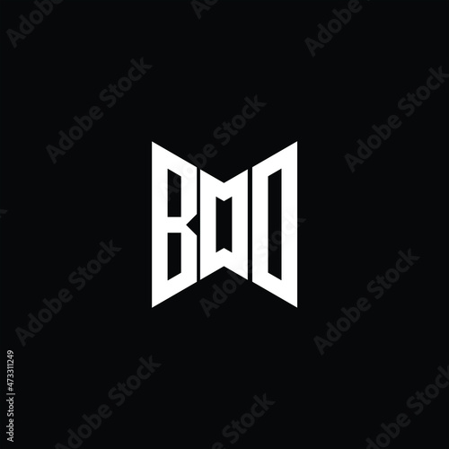 BDD letter logo creative design. BDD unique design, BOO letter logo creative design. BOO unique design
