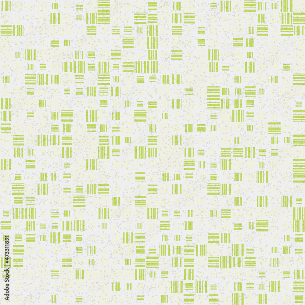 Fototapeta premium Abstract Geometric Pattern generative computational art illustration