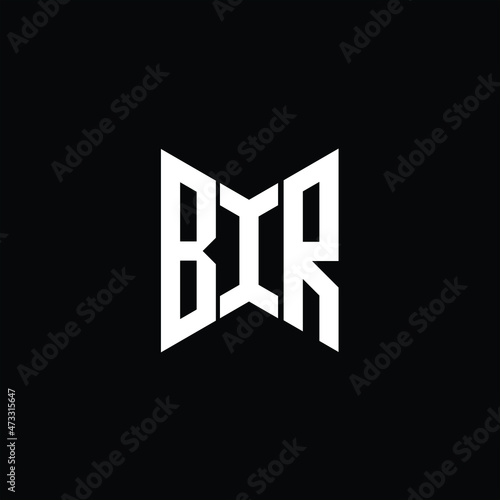 BIR letter logo creative design. BIR unique design