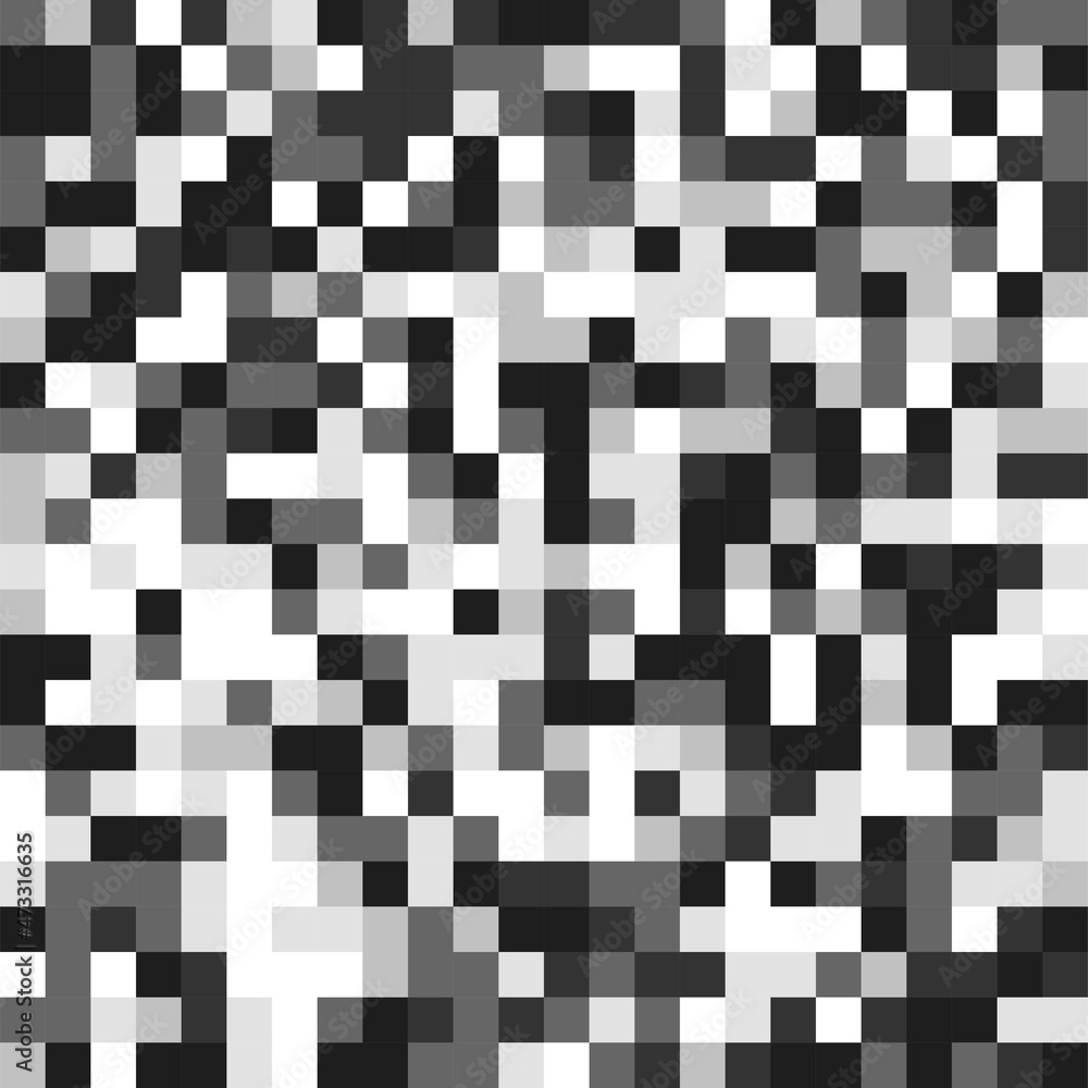 Fototapeta premium Pixel background. Glitch backdrop with squares