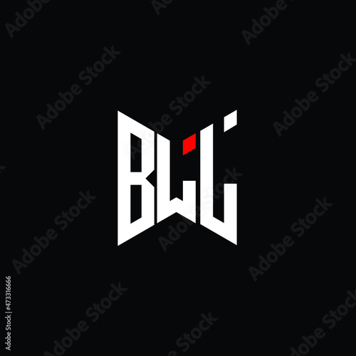 BLL letter logo creative design. BLL unique design photo