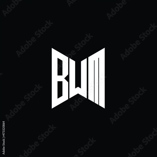 BUM letter logo creative design. BUM unique design