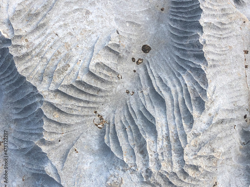 changes, sharpness, formations, crevices, corrugated and sharp structures in stones photo