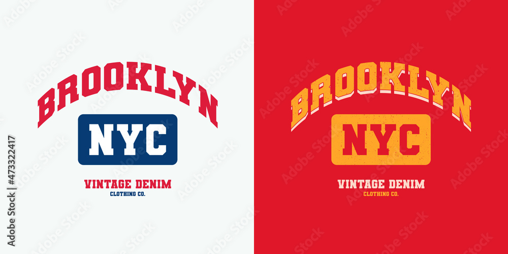 Brooklyn NYC College Print Artwork