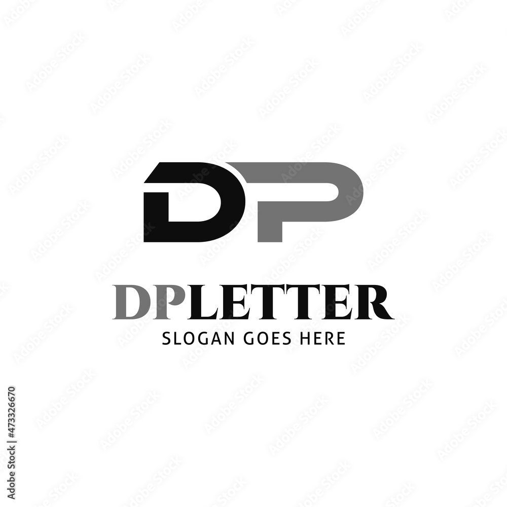 Initial Letter DP Logo Template Design Initial Letter DP Logo Template Design