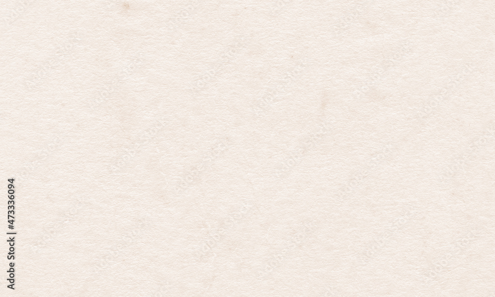 Texture of old organic light cream paper, background for design with copy space text or image. Recyclable material, has small inclusions of cellulose Texture of old organic light cream paper, background for design with copy space text or image. Recyclable material, has small inclusions of cellulose