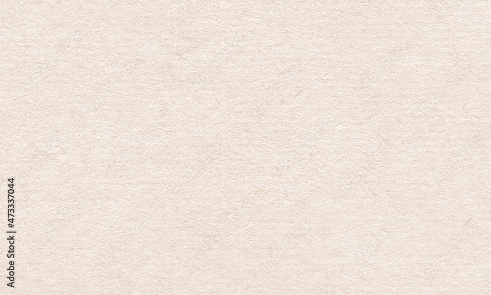 Texture of old organic light cream paper, background for design with copy space text or image. Recyclable material, has small inclusions of cellulose Texture of old organic light cream paper, background for design with copy space text or image. Recyclable material, has small inclusions of cellulose