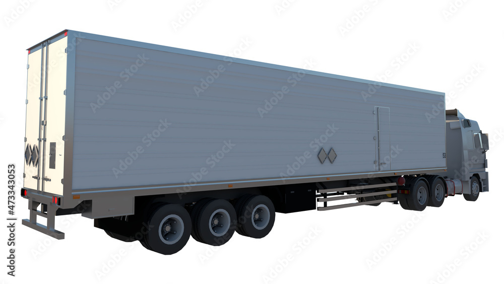 Big Truck 1- Perspective B view white background 3D Rendering Ilustracion 3D
Big Truck 1- Perspective B view white background 3D Rendering Ilustracion 3D
