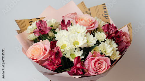 Fototapeta Naklejka Na Ścianę i Meble -  bouquet of pink roses