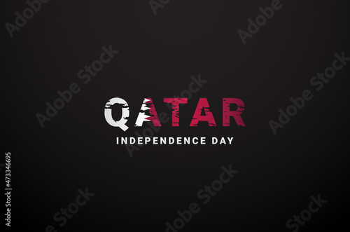 Qatar National Day Design Background For Greeting Moment