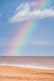 Rainbow over a beach