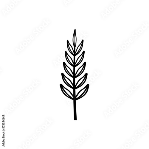 leaf graphic design template vector