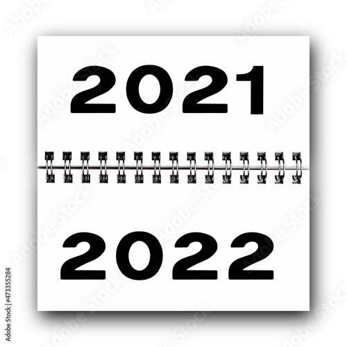 Kalenderblatt 2021 und 2022