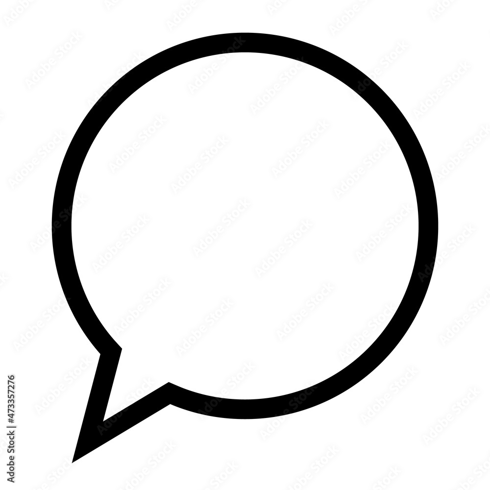 Simple speech bubble icon. vector. Simple speech bubble icon. vector.