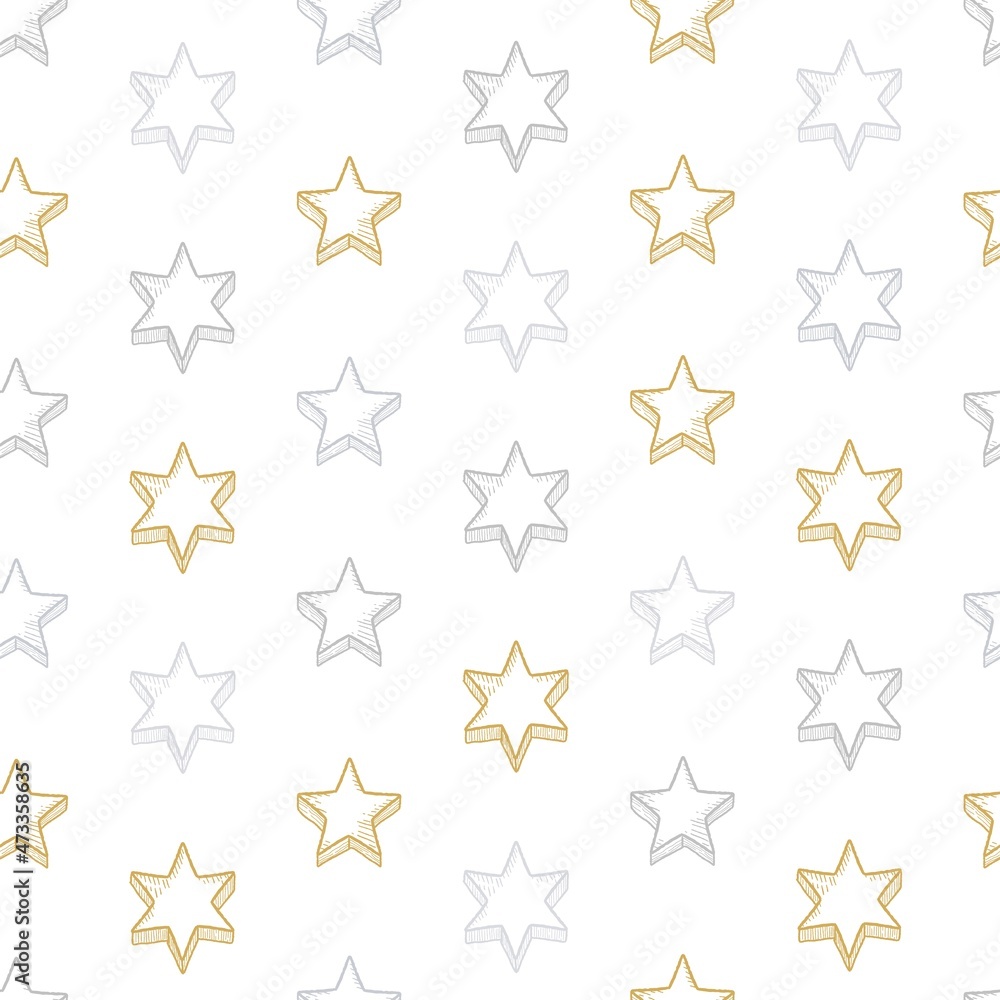 Star gingerbread cookie vector texture Star gingerbread cookie vector texture