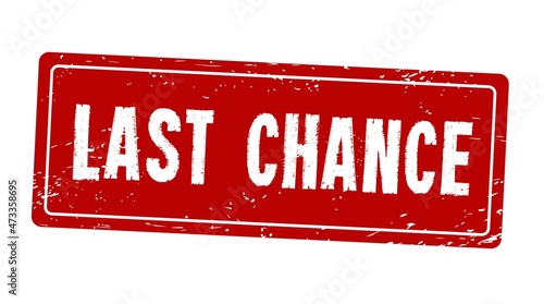 Last chance vector stamp