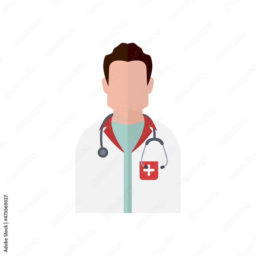 Fototapeta premium doctor, doctor icon, vector illustration