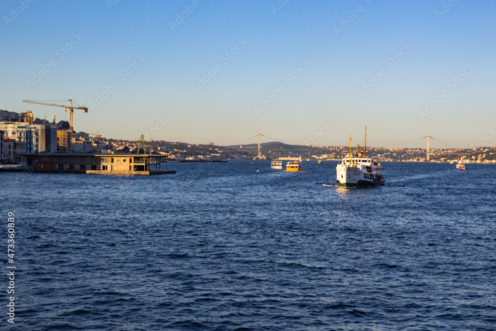 Istanbul of center landscape emınonu Istanbul, turkey
