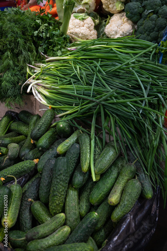 Assortment of fresh organic...