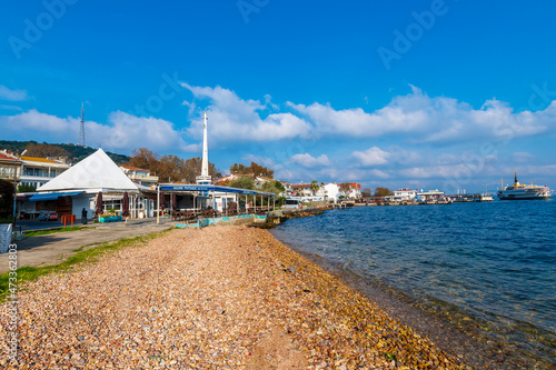 Fototapeta Naklejka Na Ścianę i Meble -  Kinaliada Island beach view in Istanbul