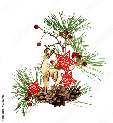 Christmas arrangement with ...