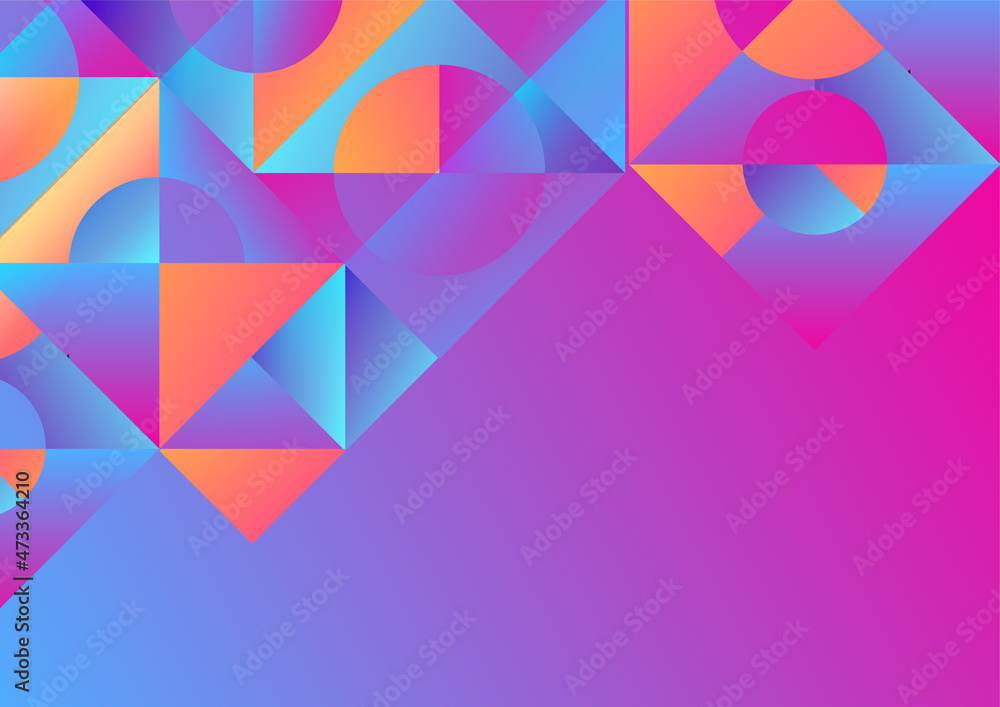 Modern abstract geometric bauhaus background. Vector abstract graphic design banner pattern background template. Modern abstract geometric bauhaus background. Vector abstract graphic design banner pattern background template.