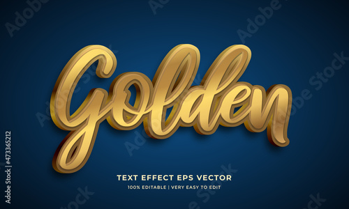 golden 3d editable text effect, shiny alphabet editable font