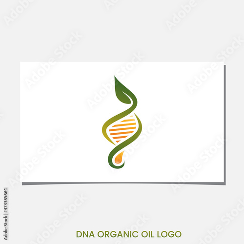 DNA ORGANIC OIL LOGO DESIGN